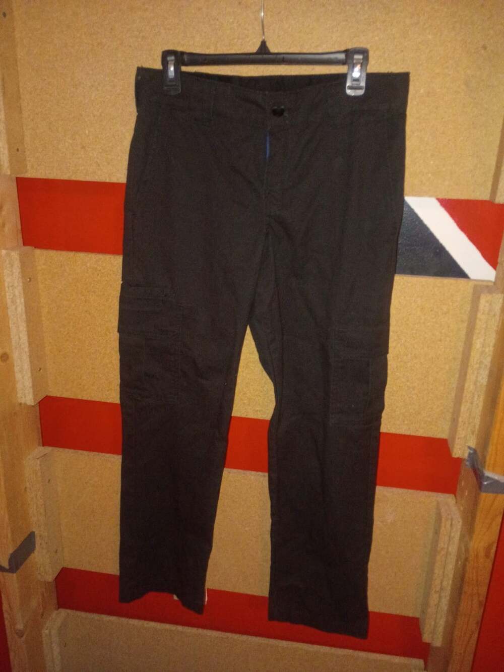 Dickies Flex Cargo Pants Size 31x30 Black Work Wear